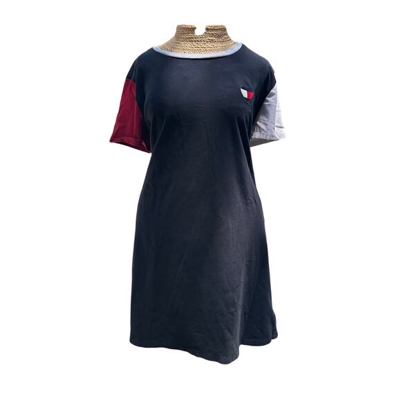 Tommy Hilfiger Colorblock T-Shirt‎ Dress L - Picture 3 of 8